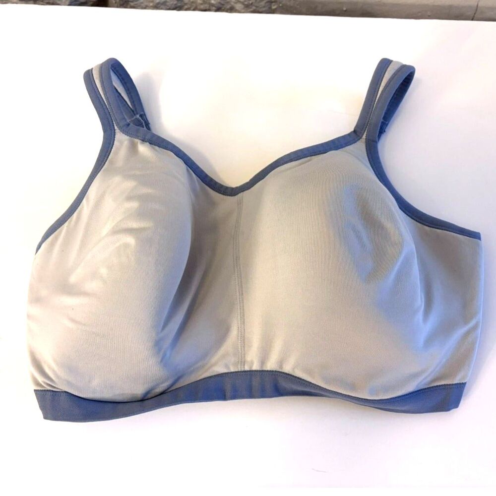 Natori 36G Gray Molded Underwire Sports Bra High Impact Full Coverage 36DDDD